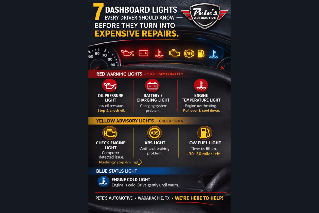 Waxahachie dash light help